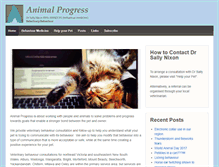 Tablet Screenshot of animalprogress.com